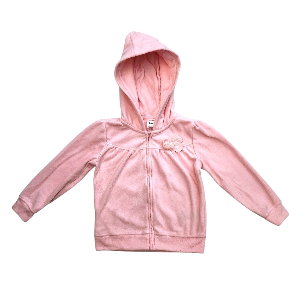 Carter's Fleece Pink Kids Hoodie Zip Up